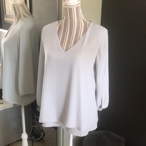 🔥Just Olivia, gray blouse